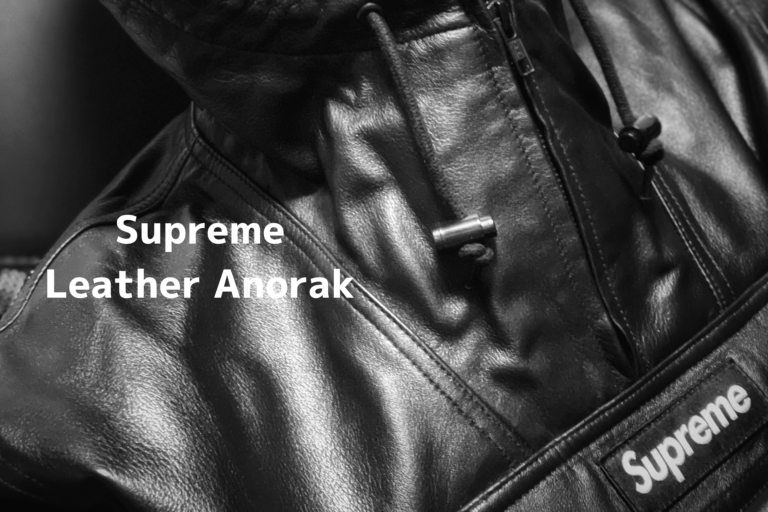 18aw supreme leather anorak box logo+stock.contitouch.com